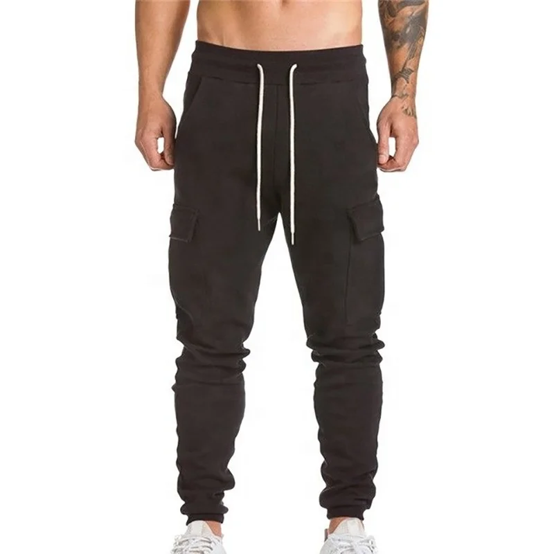 Wholesale Jogger Pants Men Custom Street wear Side Stripe Track Pants new Fashion Taped Fleece Cotton Polyester