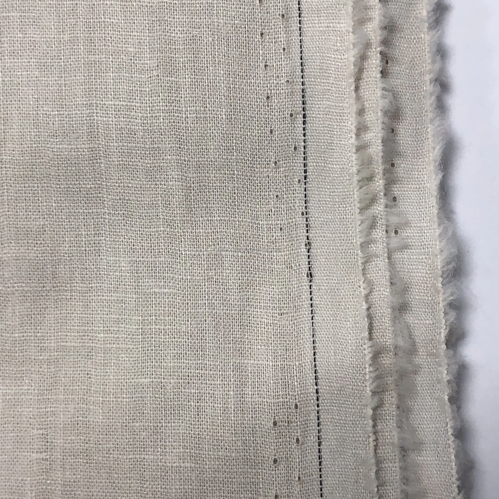 Оптовая продажа мягкая дышащая смешанная ткань из льна для постельного белья большое количество в наличии