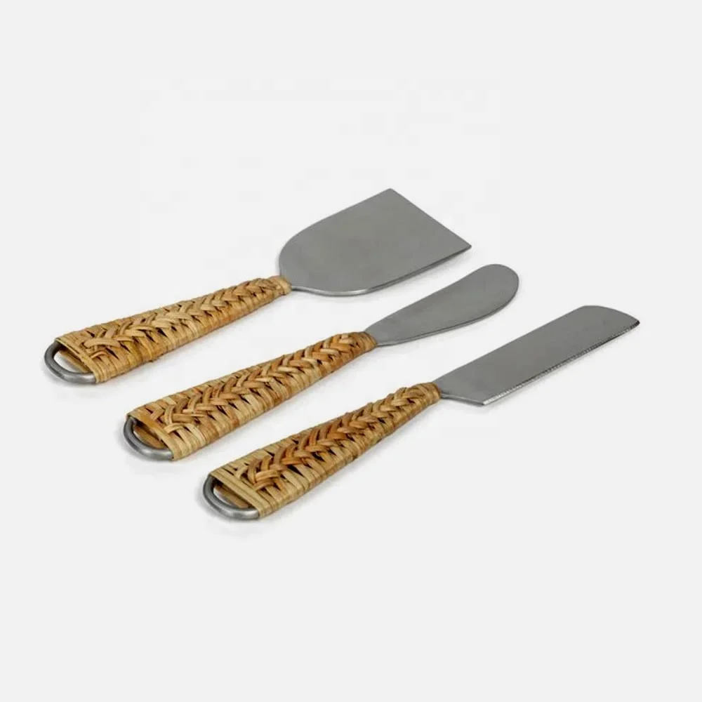 New Customized logo Design Thread Knotted Handle Stainless Steel metal decorative Square Rustic Embossed Handle