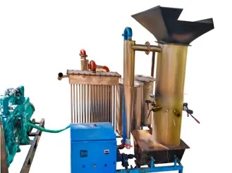 highly productivity biomass gasifier of 100 kw capacity.downdraft stand alone model semi automatic smartly operated new features