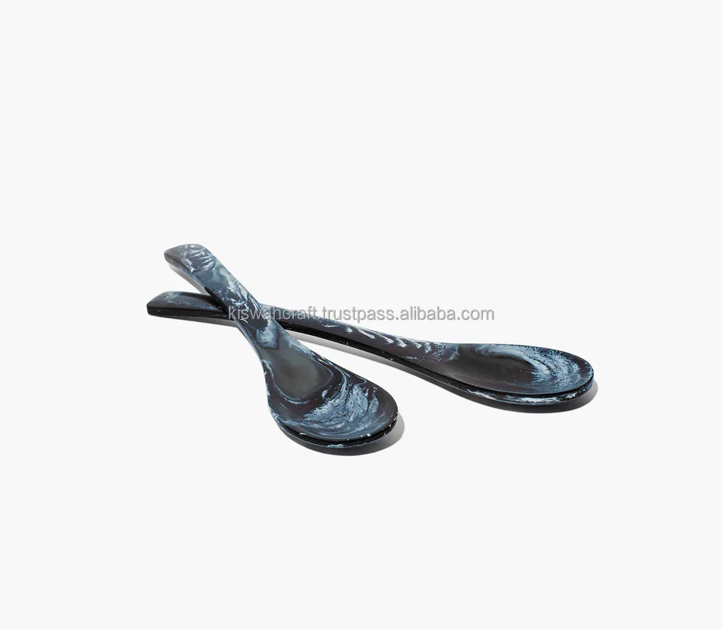 Top Grade New Arrival Aqua Swirl Pattern Blue Resin Vase Modern Home Decor Balloon Resin Vases By Kiswah Craft From India