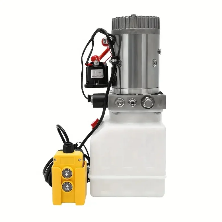Mini electric hydraulic pump portable single circuit hydraulic power unit for sale