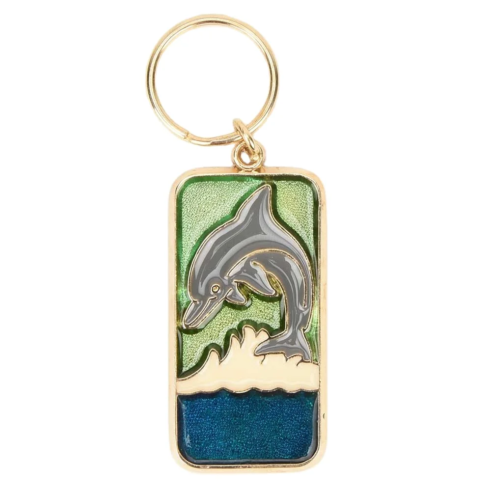 Wholesale Hot Selling Brass Keychain Fish Design Metal Keyrings Decorative Fashion Accessories For Gift KCH-06