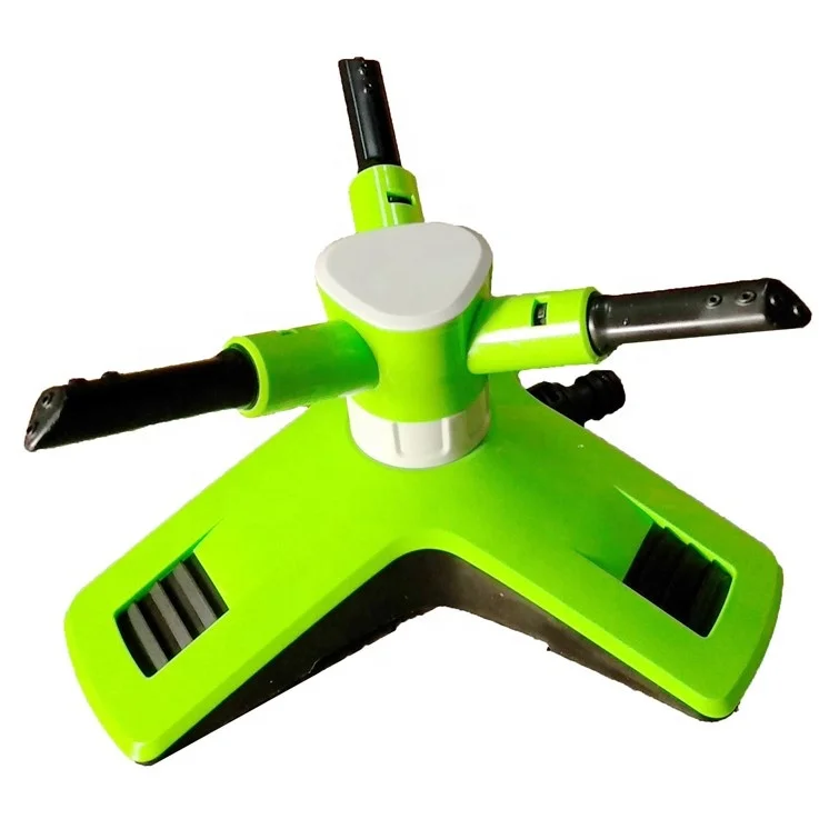3-arm Plastic Rotating Sprinkler Garden Lawn Sprinkler Automatic Water Sprinkler 360 Degree Rotating 3 Arms Irrigation System