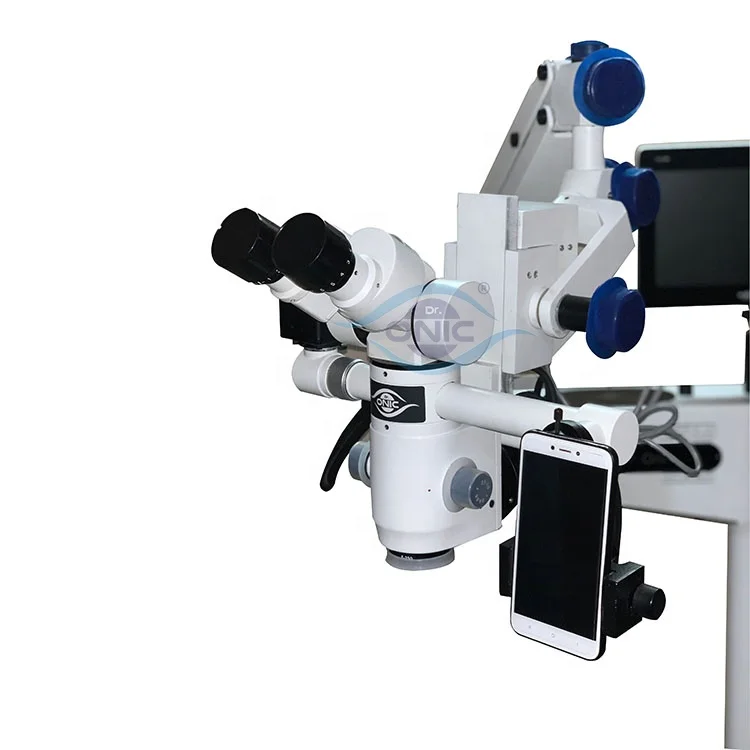Digital Ent Portable Operating Microscope 3 Step Tilt Head With Beam Splitter , Led Tv  and Camera K-04