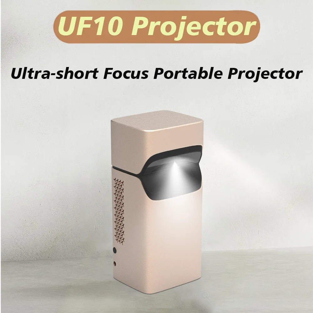 Ultra Short Throw Projector 350 ANSI Lumen support 4K TV with Android TV with WiFi and Bluetooth for Home Theater