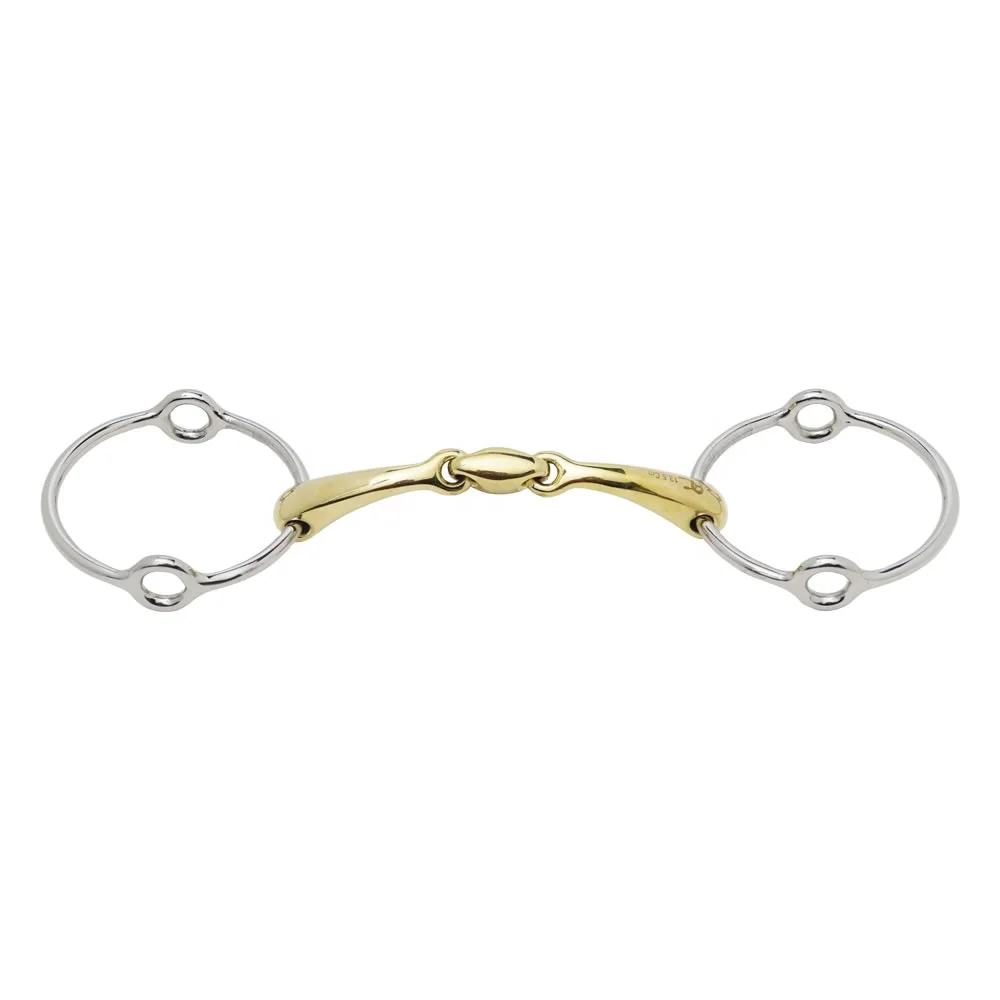 Loose Ring Bit Stainless steel horse equestrian products snaffle bit for horses double ring buckle best selling horse equipment