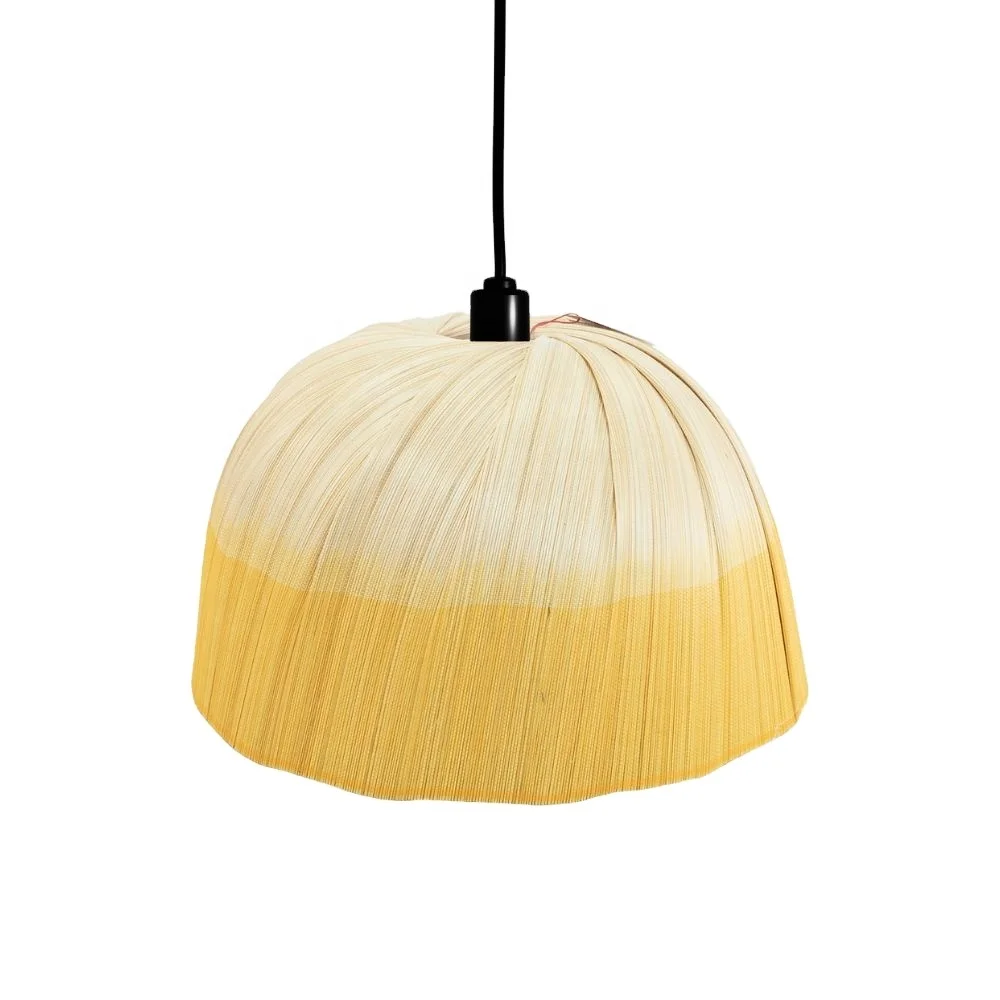 Natural Material Jute Lampshade, Light Shade, Pendant Lampshade Warn Light Handicraft Vietnam Wholesale