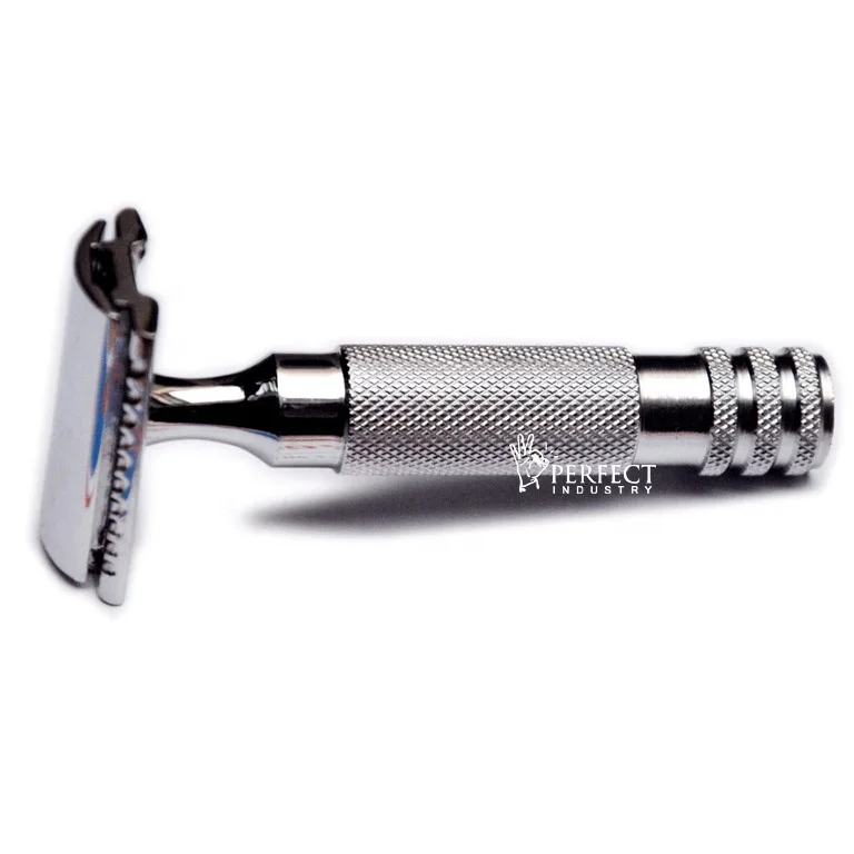 Professional 2023 small handle safety razor shaving tools Matt Black Shaving Razor / Short Handle Fatty Full black safety razors