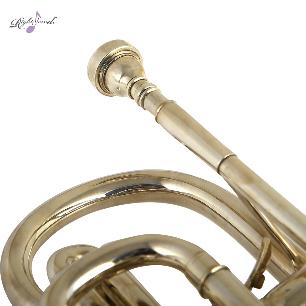 Высококачественный Bb триггер Cornet желтый латунный музыкальный инструмент