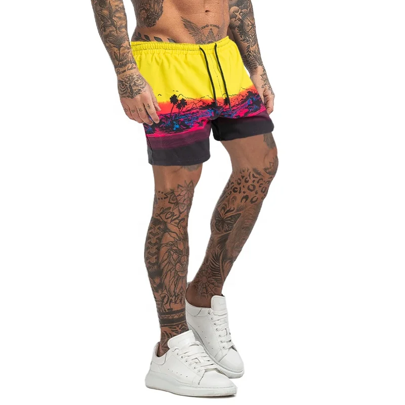 Designer Swimsuits Famous Brands Water Proof Fabric Custom Made Mens Board Shorts Swimming Trunk