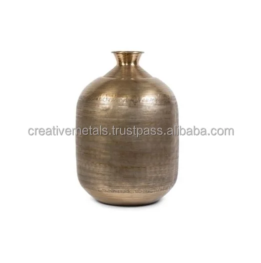 Свадебное украшение винтажная металлическая высокая ваза для цветов декора металлические современные рубашки дома антикварная