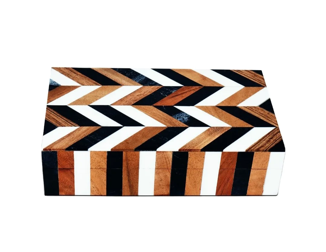 New Collection Trending handmade customized resin jewelry box Decorative storage box Epoxy resin gift box