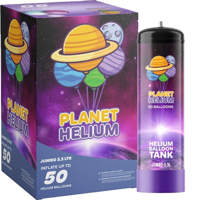 Top Manufacturer Selling High Quality 3.3L Steel Helium Gas Cylinders Disposable Balloon Cylinders Made in Europe for Sale
