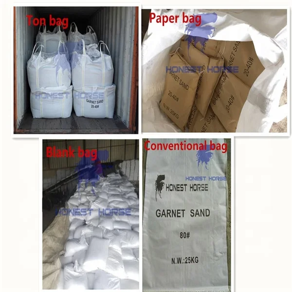 Raw Garnet Sand Prices Abrasive Sandblasting Garnet Export Blasting Abrasives, Waterjet cutting Garnet Sand