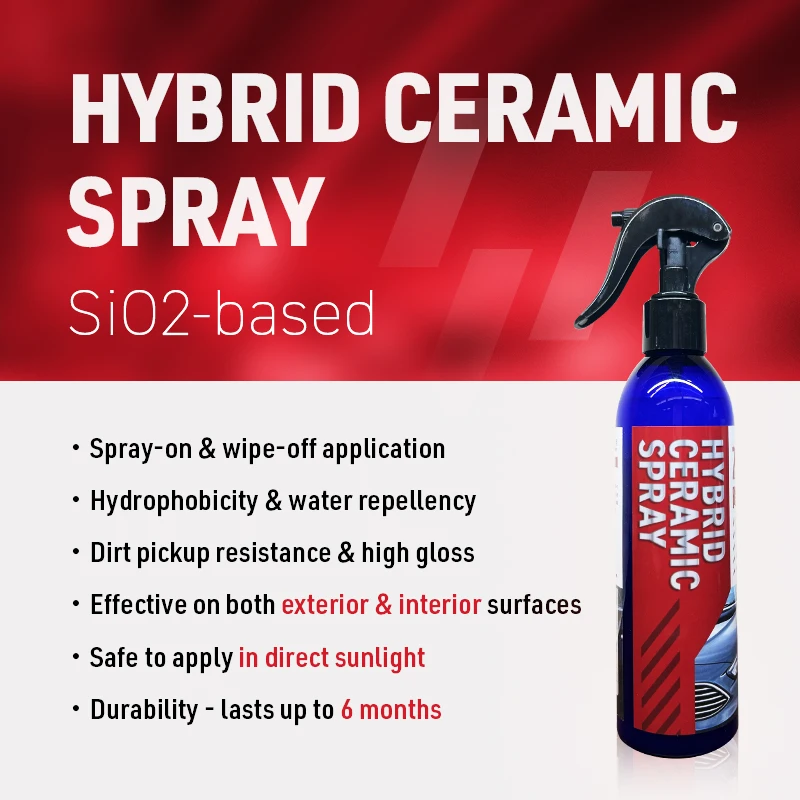 Quick Coating Spray 250ml SiO2 Ceramic Coating Car Spray 6 months Spray Wax