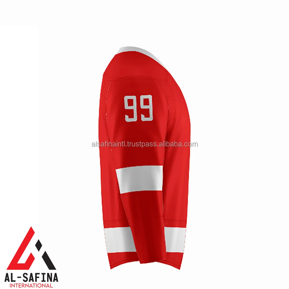 Ice Hockey Jersey Beige Classic Ice Hockey Jersey Team Clubs League