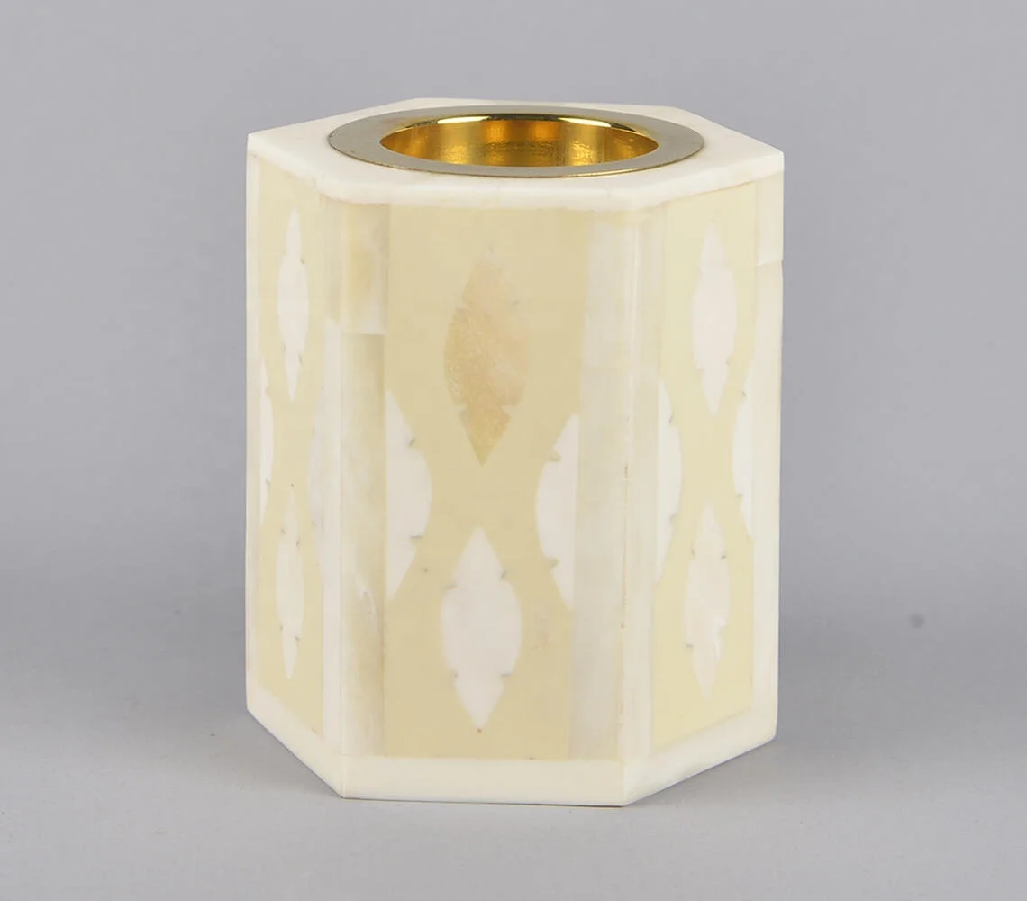 Arabic Modern Mini Bone Inlay Bakhoor Burner Hexagon Home Decor Products