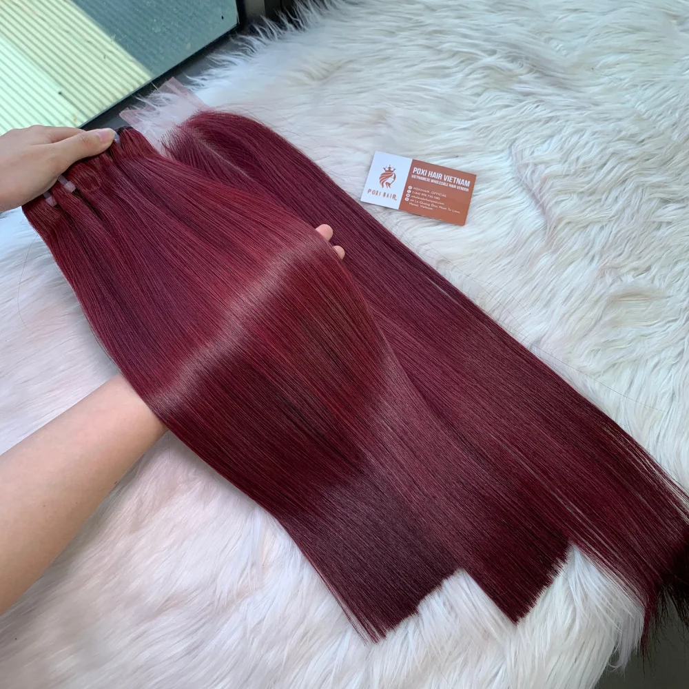 Best Quality 12A Grade Bone Straight Customized Color Human Hair Extensions Full Thickness Bottom Wholesale Price Cabello Wig