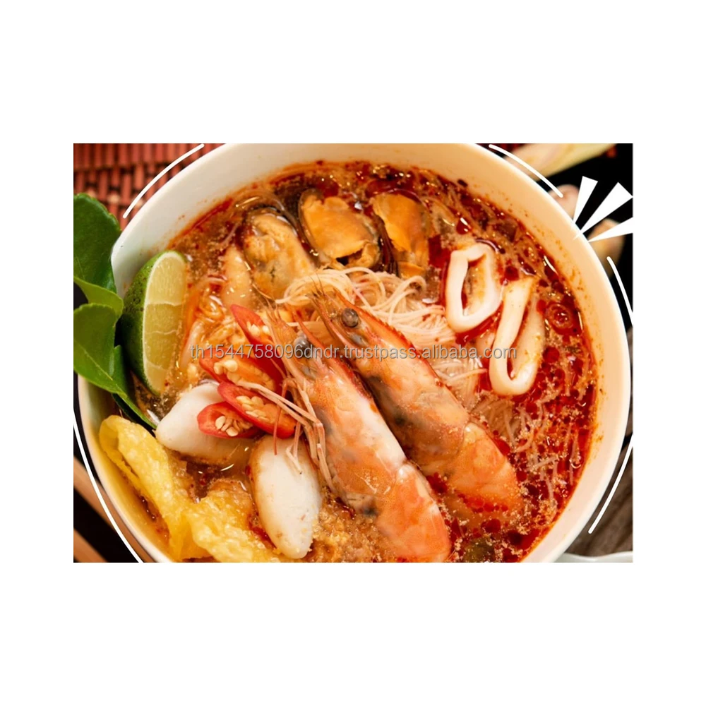 Ready To Eat Tom Yum Rice Vermicelli  Thai Noodles Instant Food  By Kanyok From Thailand
