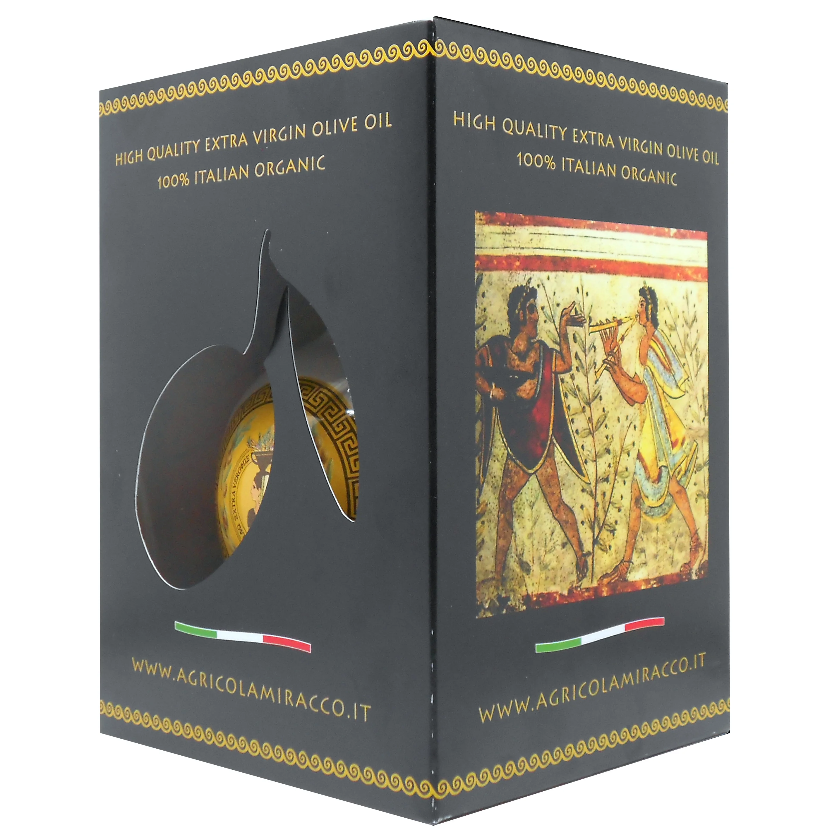 Extra Virgin Olive Oil Cold Pressed Ceramic Bottle 0.50 litres from Certified Organic Agricolture Certified quality Italy