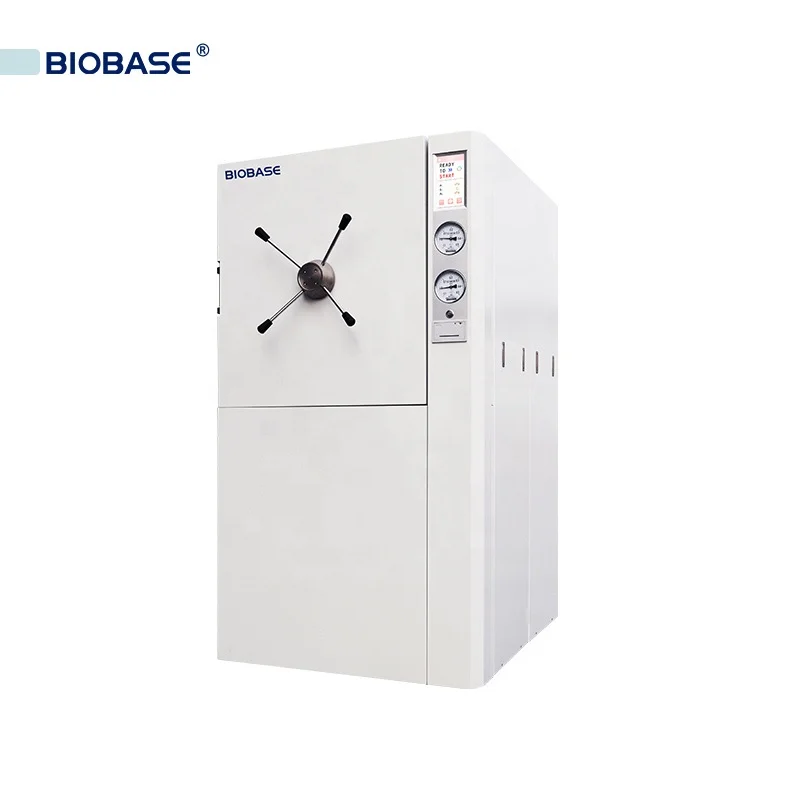 BIOBASE China Horizontal Pulse Vacuum Autoclave BKQ-Z150H 150L water Circulating Vacuum Pump Autoclave Sterilizer for Laboratory