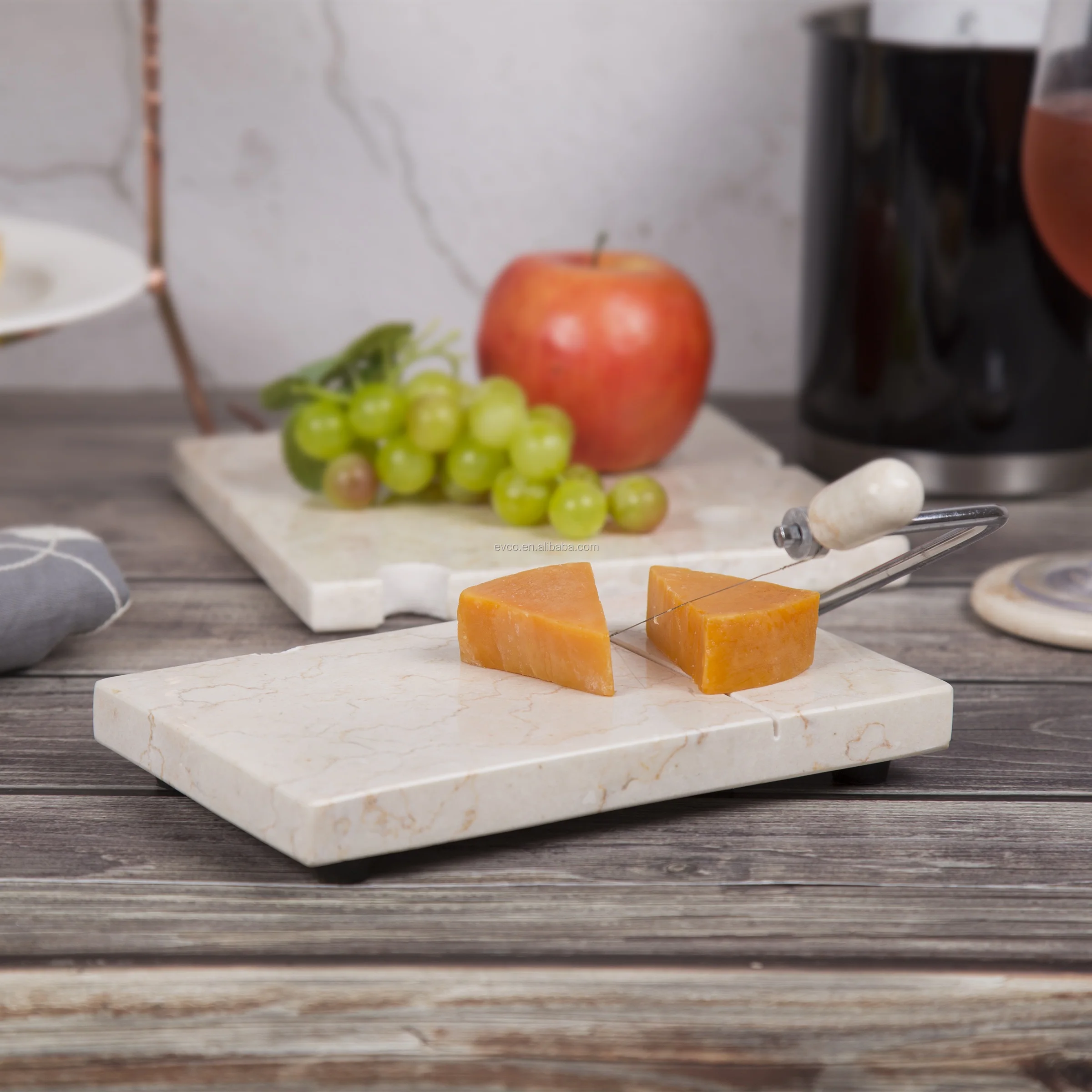 Natural Champagne Marble Cheese Slicer