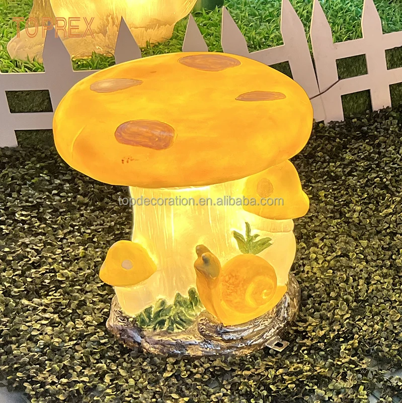 Outdoors Creative LED Ground Mushroom Landscape Lighting Christmas Holiday Garden Decoration Motif Light for Home Decorations