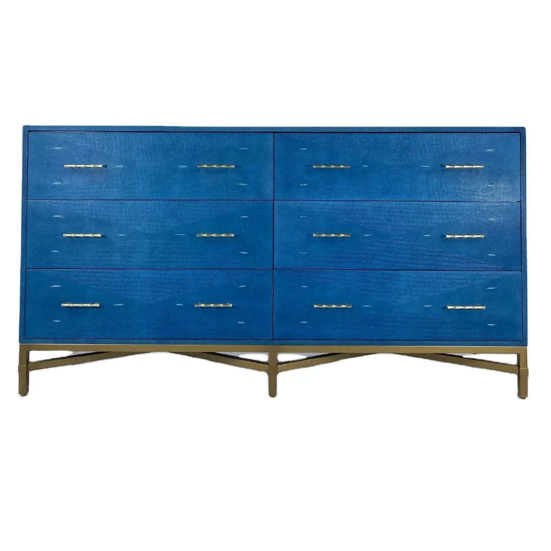 Функциональный шкаф ручной работы с 6 ящиками 100% из искусственной шереновой смолы деревянная мебель для гостиной Вьетнама