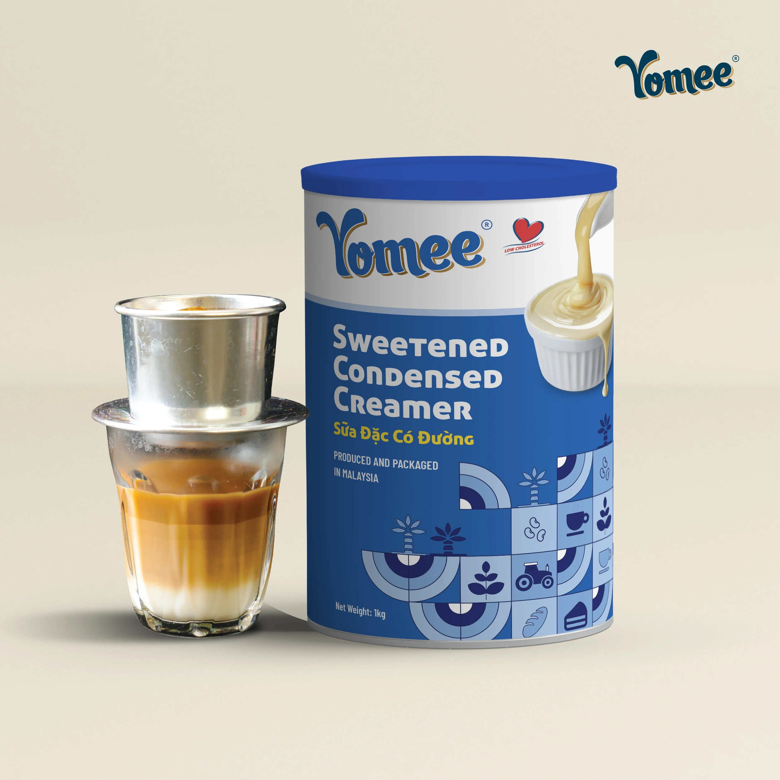 Yomee 1Kg Premium Sweetened Condensed Milk - Irresistibly Delicious from Vietnam with high quality- Ready for Export