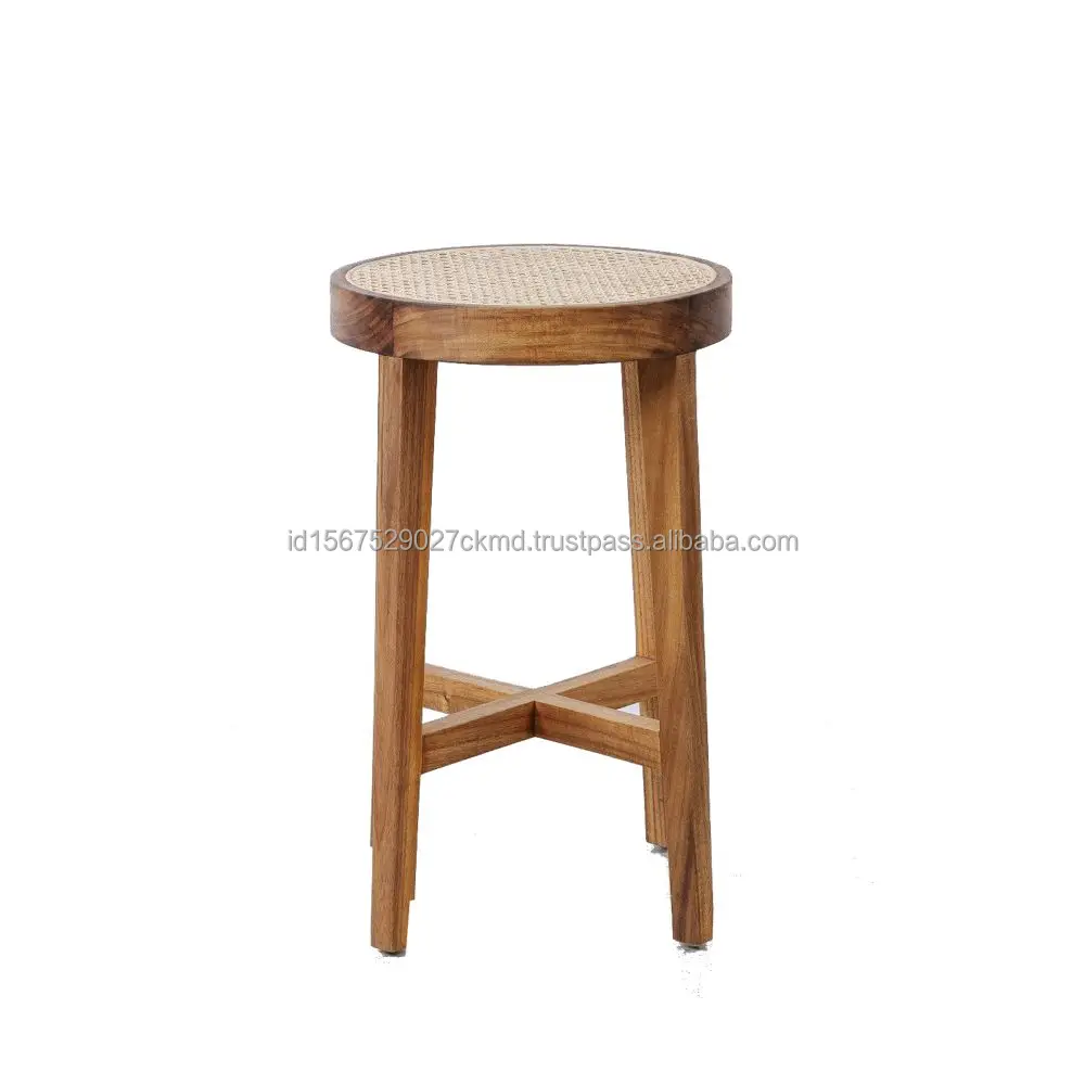 Nordic Modern Hotel Restaurant Cafe Dining Room Patio Garden Chair Wooden Rattan Dining Chair Without Armrest Antique Furniture