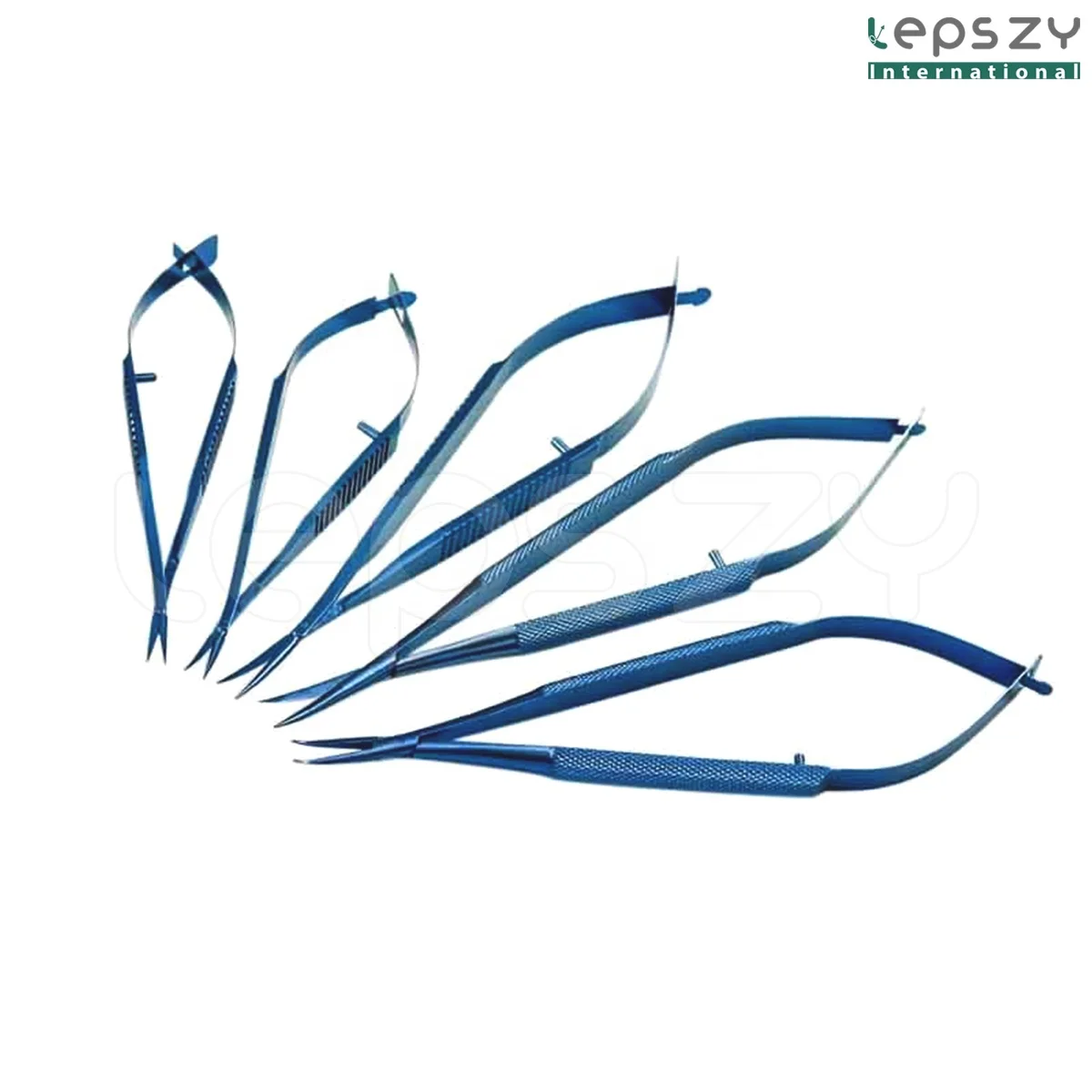 21-Set Ophthalmic Microsurgical Instrument Set Stainless Steel Titanium Alloy Manual Power Source