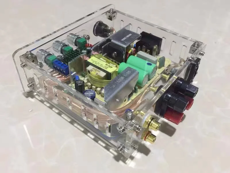 Hifi Acrylic box 2.75 inch Pc bookshelf computer desktop gaming active passive audio speakers mini home theater studio equipment