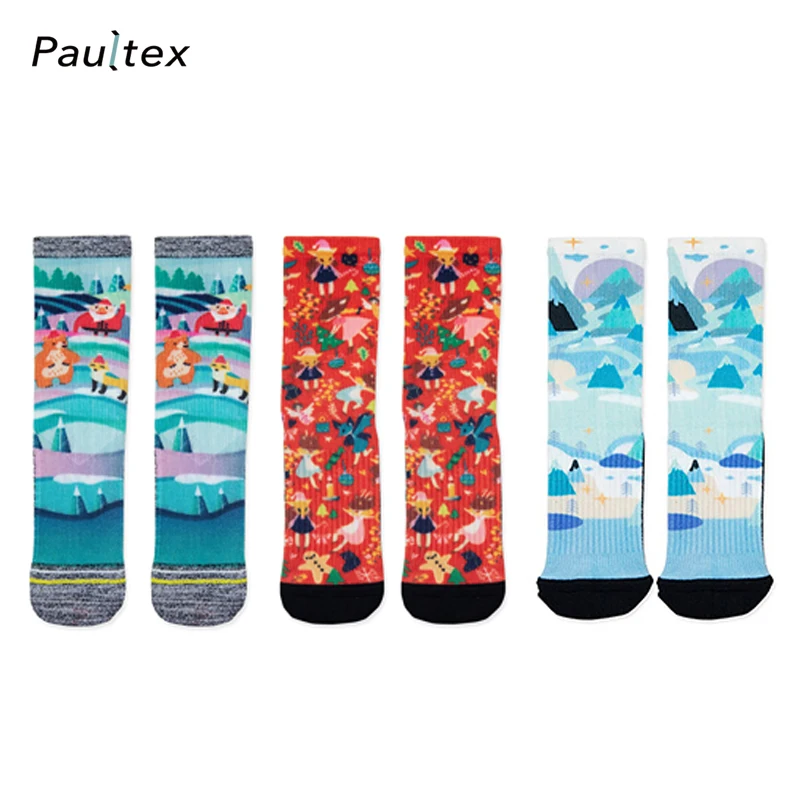 Custom ECO-Friendly Print Recycle Polyester Socks Sox