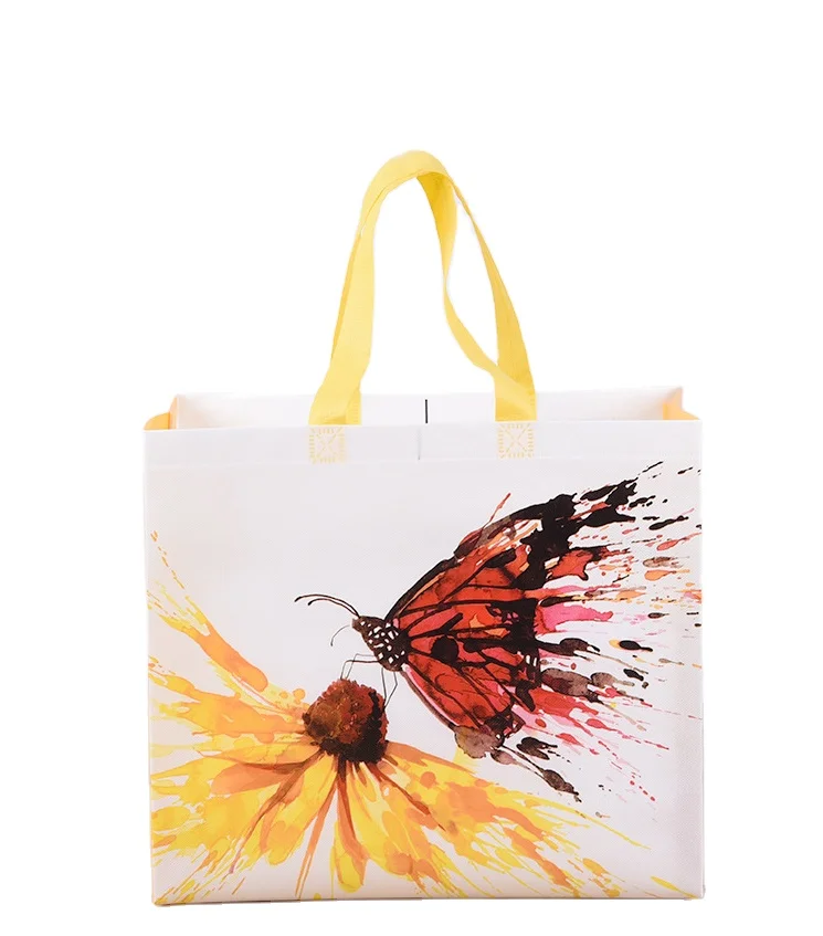 
Factory customized Promotional Colore Tote Bag Non Woven Wine Bag wholesale non woven bag custom 