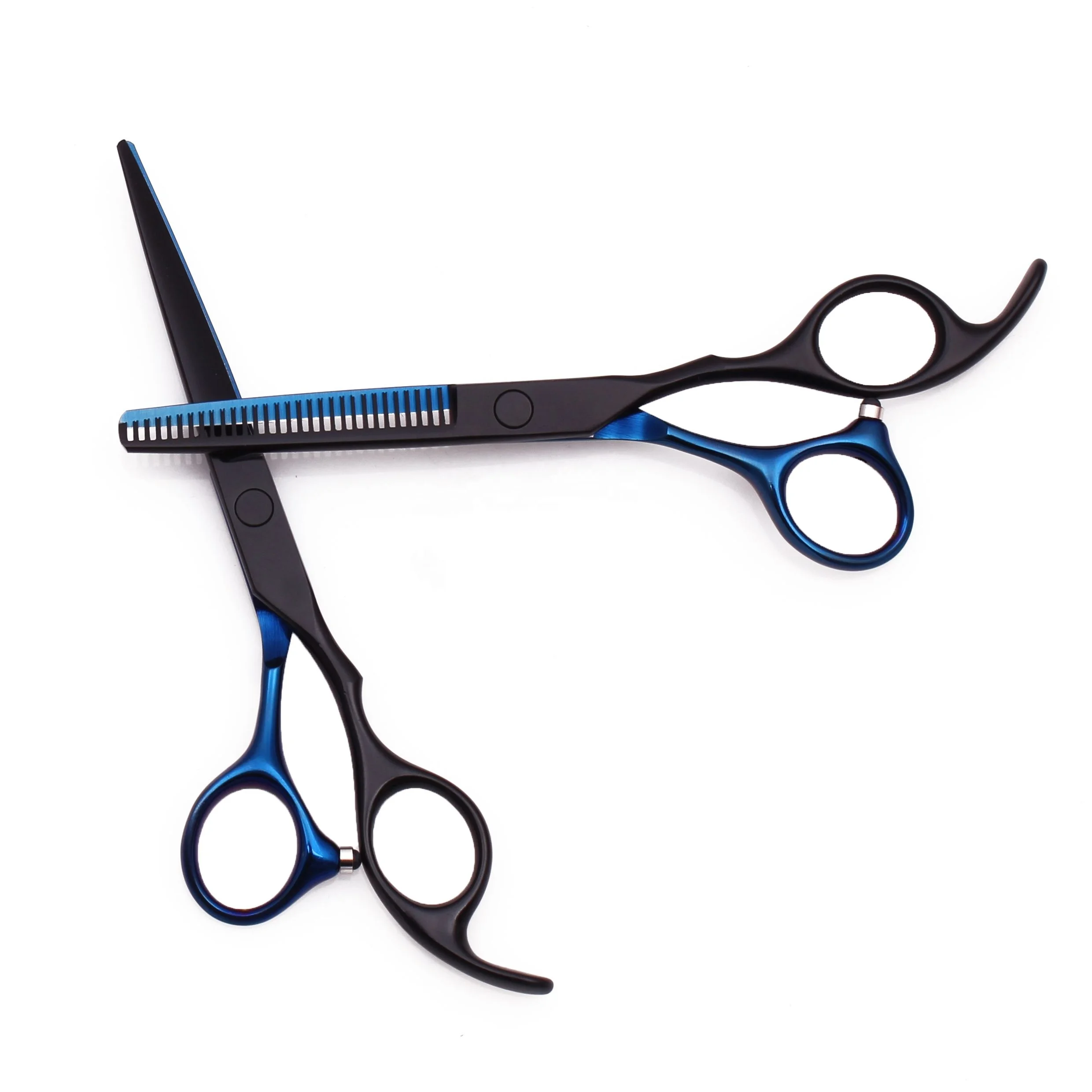 5.75 ,6 ,7 Inch Customised 440C Professional Barber Hairdressing Scissors Haircut Hair Scissors Kit Leather Bag Straight