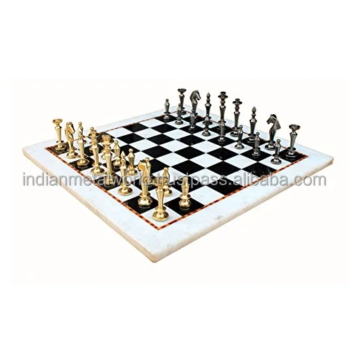New Marble Chess Set Luxury Marble Patterned Chess Board Chess Game Set Queens hot sale best seller
