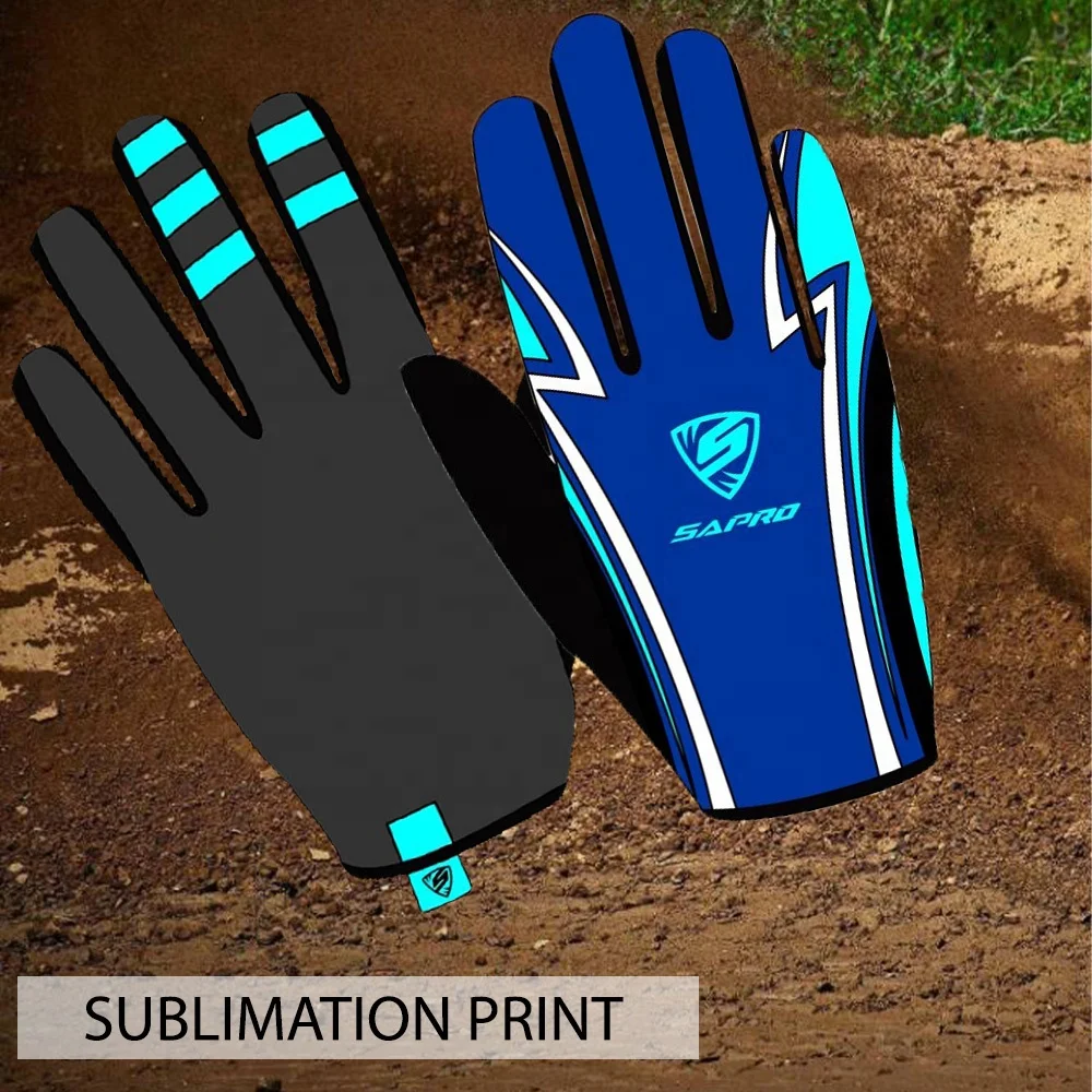 Non Slip Full Finger Protection Touch Screen Motorcycle Motocross Racing Gloves Custom MTB MX Downhill Motorbike Gloves