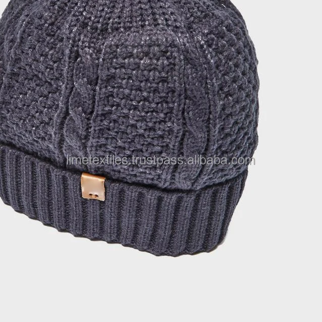 New design winter hats beanies silk lined beanie hat with satin lining / Custom caps with label and silk lining beanies