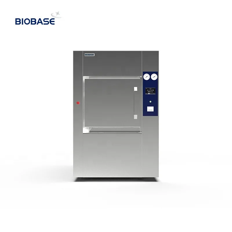 BIOBASE Factory Sterilizer Double-Door Standard Thermal Printer 450L Large Horizontal Autoclave for Lab
