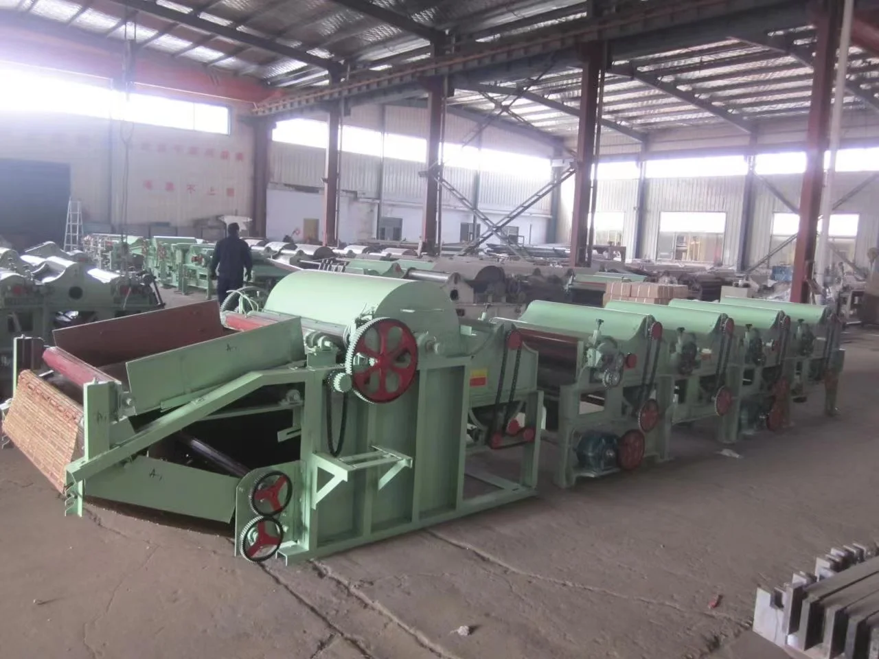 Small Cotton Fabric Waste Recycling Machine Cotton Fiber Processing Machine