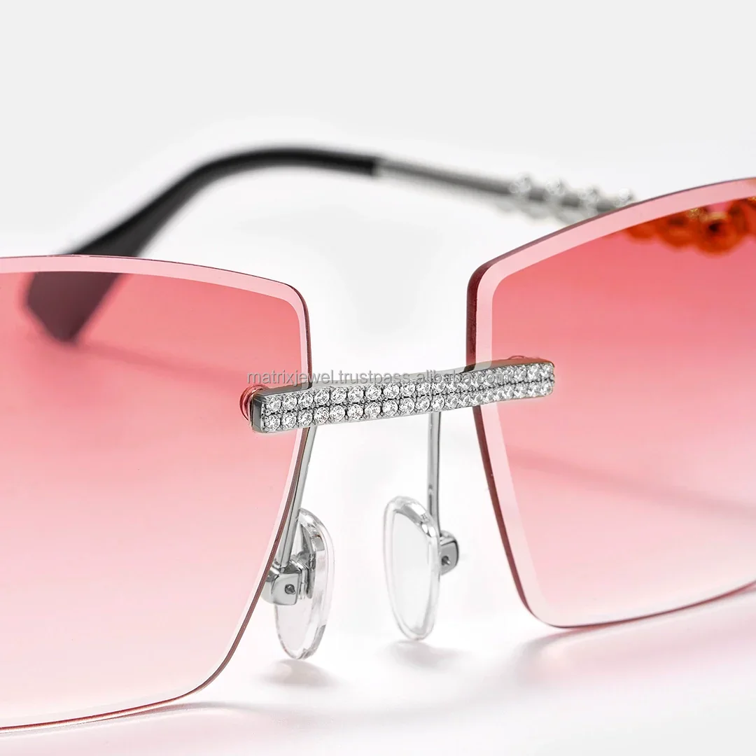 2022 Popular Luxury New Style 6 Colors Polygon Diamond Cutting Sunglasses Women Men Square Snake Sunglasses