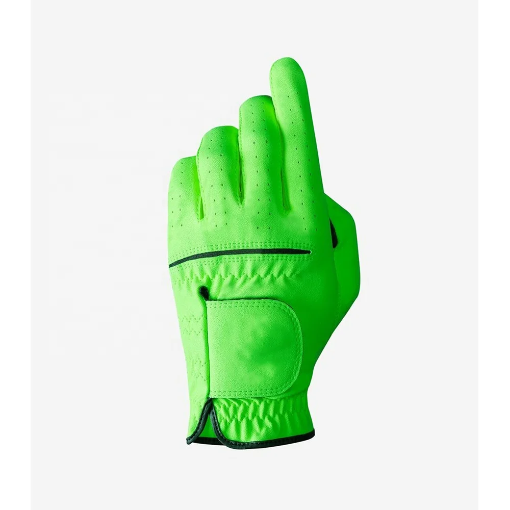 Manufacturer custom golf glove cabretta leather magnetic ball marker left right hand golf glove in high quality made in pakistan