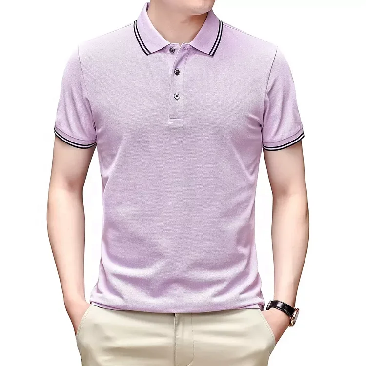 OEM Short Sleeve Mens Customized Logo Made In Bangladesh Men Polo T Shirt Customized MOQ New Design Factory Manufacturer