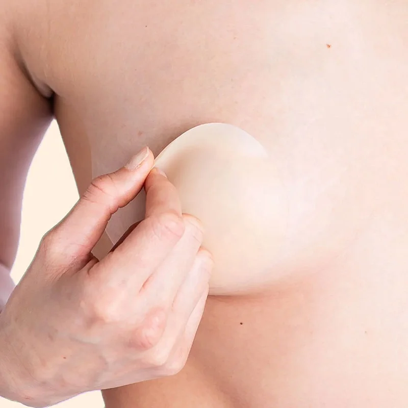 Seamless Solid Silicone Nipple Covers with Strong Adhesion for Women Daily Use