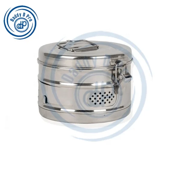 Dressing drum sterilization drum STAINLESS STEEL Medical SURGICAL INSTRUMENTS For Hospital Use BY DADDY D PRO