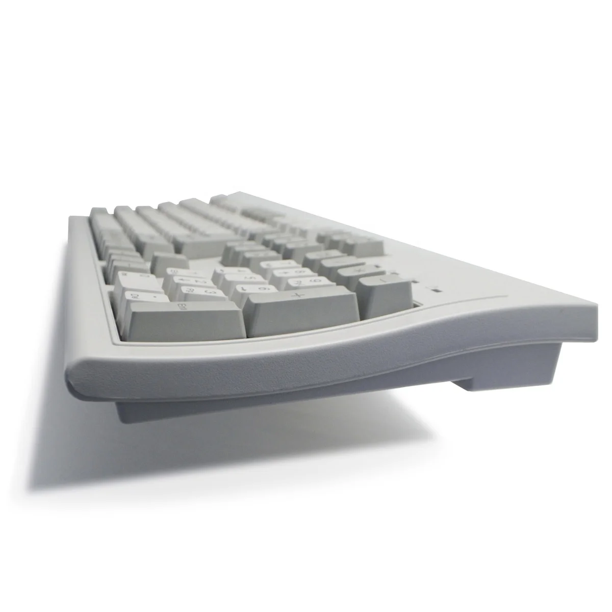 Full Size Classic USB Wired Retro Membrane Keyboard with Numeric Keypad for PC, 24 Anti-ghosting Keys