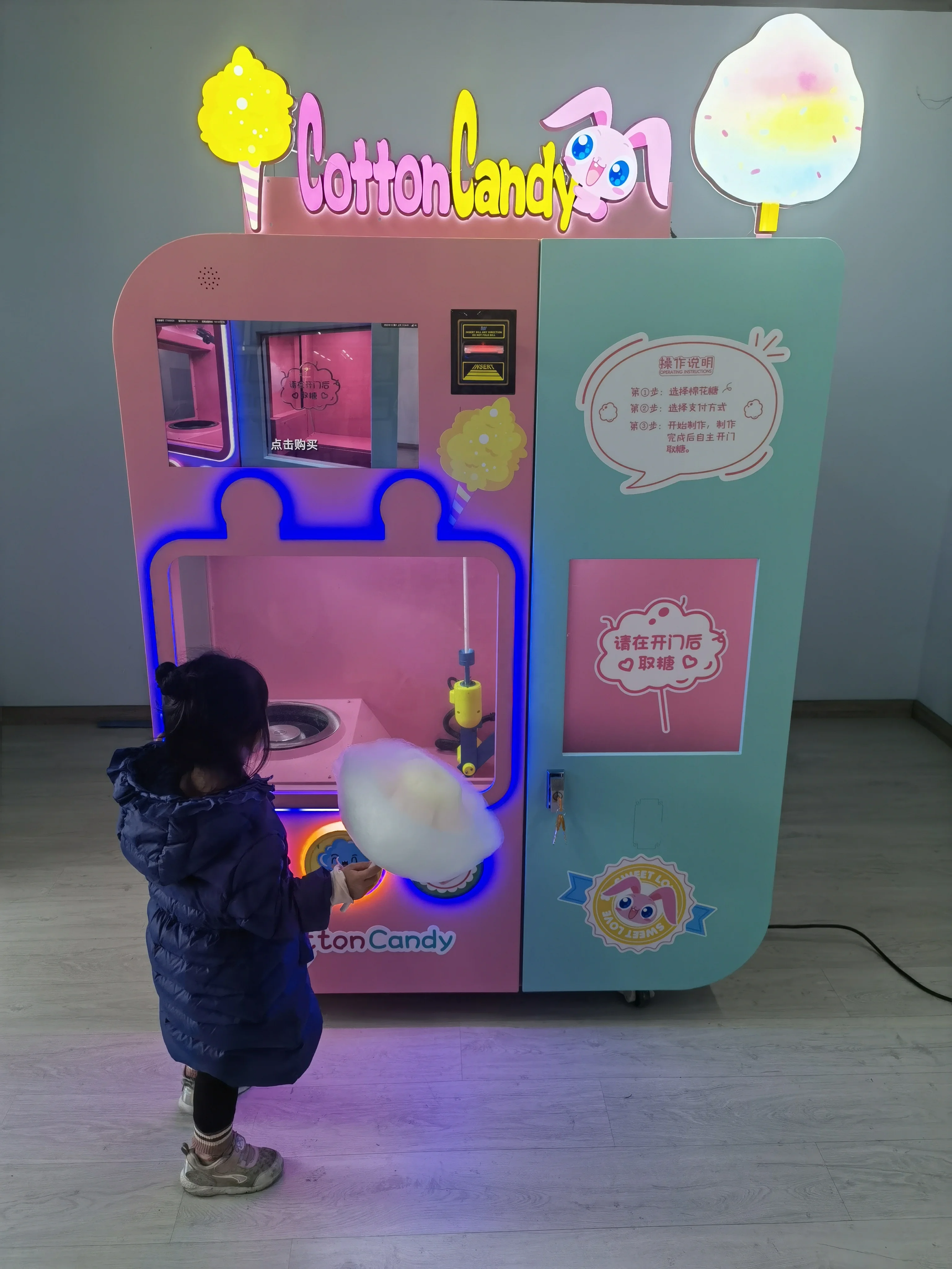 Десертная автоматическая машина для приготовления сахарной ваты, полностью автоматическая машина для производства сахарной ваты