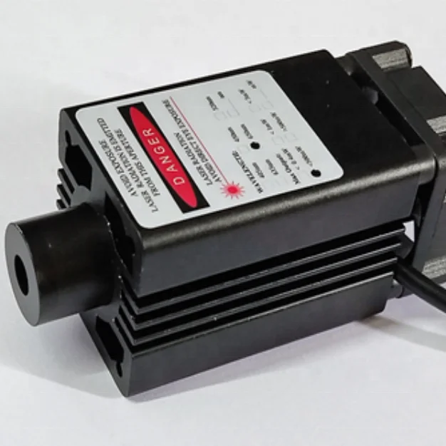High power  Green laser diode module 520nm 100mw  Dot focus adjustable cooling fan DC6V for bird repellent Laser  industry