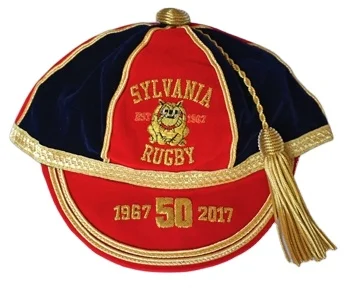 Embroidered Rugby presentation caps, cricket honours caps, Hight Quality Honours Caps